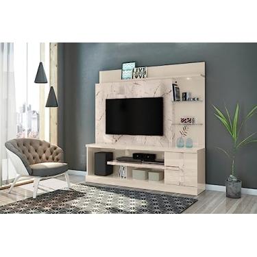 Imagem de Madetec, Home Theater Alan para TV de até 55 polegadas - CALACATA/OFF WHITE - Madetec