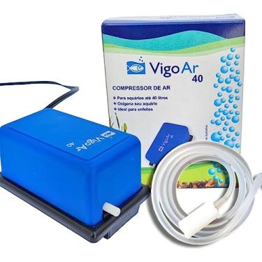 Imagem de Compressor de Ar 40 Vigoar c/mangueira e pedra Kit completo