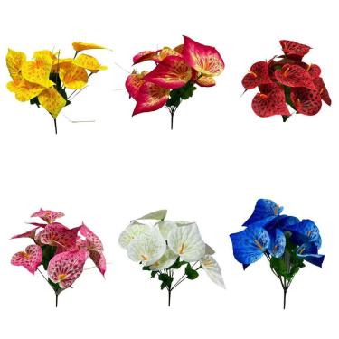 Imagem de Flor Copo de Leite Artificial 12 Galhos