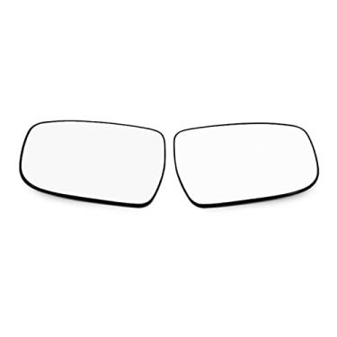 Imagem de Vidro do espelho retrovisor direito esquerdo do carro aquecido espelho lateral asa lente de vidro, para Nissan X-Trail 2014-2021