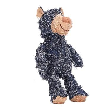 Imagem de Boneca de Urso Companheiro de Cachorro, Brinquedo de Companheiro de Cachorro, Resistente à Mordida, Multifuncional, Engraçado, Pelúcia Macia, Limpeza Simples para Casa (Azul)