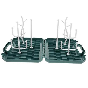 Imagem de Homoyoyo Rack De Secagem De Roupas Dobrável Rack De Secagem De Pratos Dobrável Rack De Secagem De Viagem Suporte De Utensílio Racks De Lavanderia Para Secar Roupas Dobrável Garrafa De