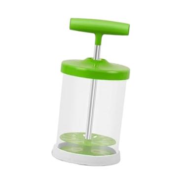 Imagem de Fenteer Espuma de leite manual, misturador de creme diy, dispensador profissional de chantilly diy, espuma de bomba manual para cozinha, Verde