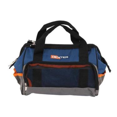 Imagem de Bolsa Para Ferramentas - Tecido Rígido - 22X30X22 Cm - Azul