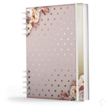 Imagem de Caderno De Anotações - 200 Páginas - Coleção Floral Rosa