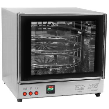 Imagem de Forno Industrial Digital Turbo Giratório Elétrico Profissional 3 Bandejas FGE3 - Titã