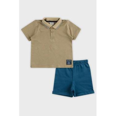 Imagem de Conjunto Infantil Menino Camisa Polo  E Short - Elian