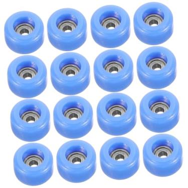 Imagem de INOOMP 16 Peças Acessórios para skate dedo presentes natal treino cerebral decoração casa enfeite para mesa jantar Esportes roda ferramenta Brinquedo filho Modelo plástico