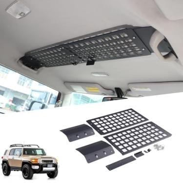 Imagem de Rack de carga modular de painel de armazenamento para Toyota FJ Cruiser 2007-2021, suporte interno para bagagem, organizador de porta-malas, acessórios de prateleira