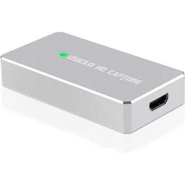 Imagem de TCNEWCL Placa de captura HDMI para USB 3.0, transmissão ao vivo e conversor de captura de vídeo de captura de jogos, suporta 1080p 60fps para PS3/PS4, Xbox, Wii U