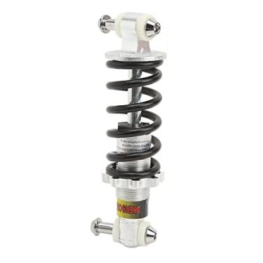 Imagem de OKJHFD Amortecedor de mola de bicicleta, Amortecedor de bicicleta em liga de alumínio Amortecedor de mola de suspensão traseira para cadeira de roda de montanha Choque de