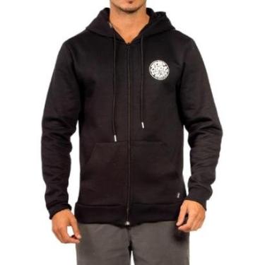 Imagem de Moletom Rip Curl Round Logo Zip Thru Masculino-Masculino