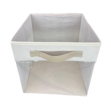 Imagem de Caixa Organizadora de Brinquedos Closet Armário Com Visor Transparente e Alça