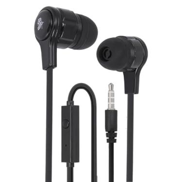 Imagem de Fone De Ouvido Easy Flat C/Microfone Preto, Santana Centro, 043-0021