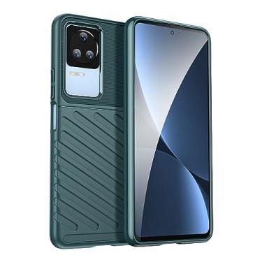 Imagem de Capas para Xiaomi POCO F4.Caso básico,Botão de pressão flexível / 360 ° Proteção completa,Sensação arenácea