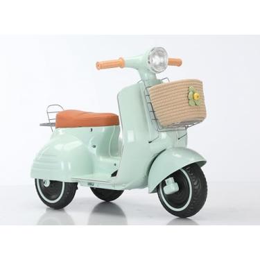 Imagem de Scooter Elétrica Com Banco Acolchoado (Menta) 6V Bandeirante
