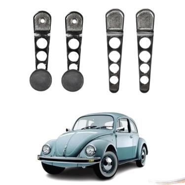 Imagem de Kit Completo Manivela E Maçaneta Inter Cromado Fusca 71 A 77 [F103]