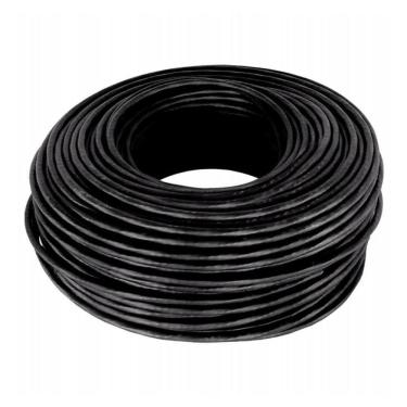 Imagem de Cabo De Rede Cat 5e Mpt Interno E Externo 200 Metros U/utp 4p X 24awg | Preto