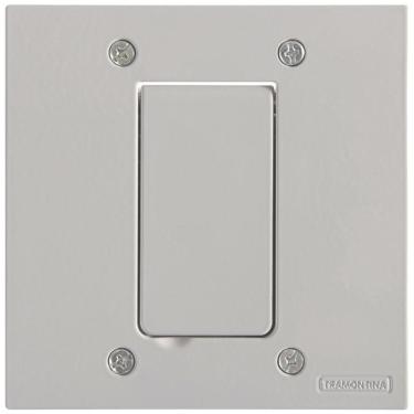 Imagem de Tampa 1 Posto 4x4 Para Piso Tramontina Modular Cinza