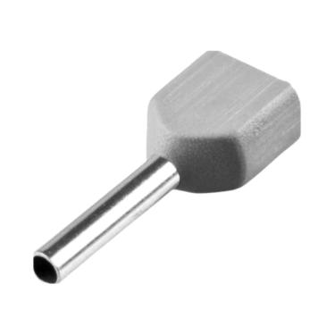 Imagem de Terminal Pré-Isolado Pino Ilhós Tubular Cinza - Penzel | 0,75mm TI-0,75-8 PZ-E7508