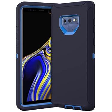 Imagem de Guirble Capa para Samsung Galaxy Note 9, à prova de quedas, à prova de choque, resistente, protetora para Samsung Note 9, 6,4 polegadas (azul escuro)
