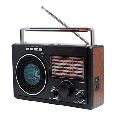 Imagem de Radio Retro Recarregavel Lelong Le 609 Pen Driva Am/Fm/Sw
