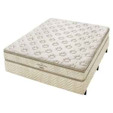 Imagem de Conjunto Box Viuva Espuma D45 Minaspuma Celebrate Plus Double Face 128x188x65cm