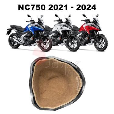 Imagem de Forração Honda NC 750X 2023 Baú Forro Bege Scooter Acessório - Jaspe A