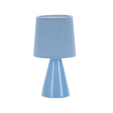 Imagem de Luminária abajur de cerámica pottery e-27 taschibra, Azul