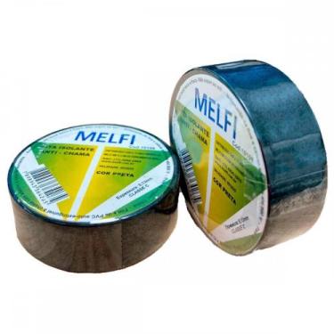 Imagem de Fita Isolante Melfi 10M Preta - Kit C/10 Pecas