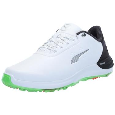 Imagem de PUMA Tênis masculino Phantomcat Nitro, Puma Pes branco-puma preto-fluro verde, 7.5 Wide