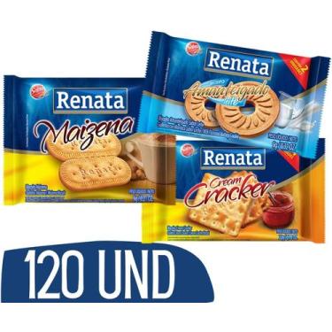 Imagem de Biscoitos Em Sache Renata Cracker Maizena Leite - 120 Und