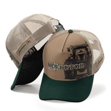 Imagem de Boné Pampas Country Produtor Rural Bege Verde Lançamento, Bege verde