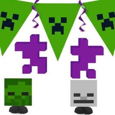 Imagem de Decorating Kit | Minecraft Party | 5 Pcs.