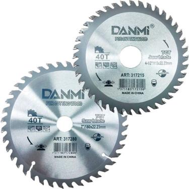 Imagem de Kit 2 Lamina Disco De Corte Metal Circular Prata 115-1180mm