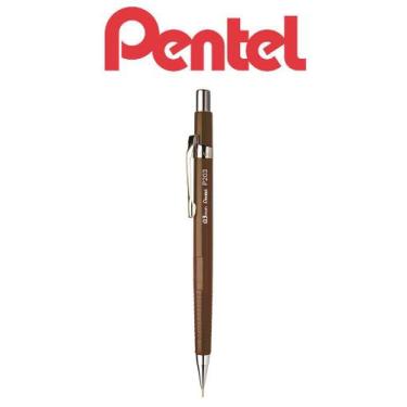 Imagem de Lapiseira Pentel Sharp P-203 0,3mm Cor a Escolha,  Marrom