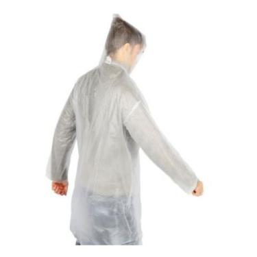 Imagem de Capa Chuva c/ capuz Impermeavel Unissex  adulto festas aventos - Novo 