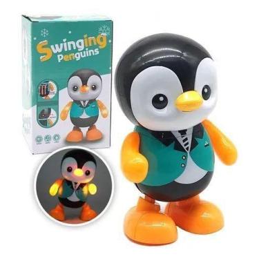 Imagem de Brinquedo Infantil Boneco Pinguim Dançarino Com Som E Luz - Toys
