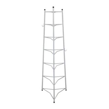 Imagem de Tripé Porta Panelas Estrela Branco 7 Compartimentos 126cm - Ouro Minas
