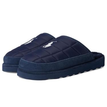 Imagem de POLO RALPH LAUREN Chinelo masculino Reade Recycle Scuff II, Azul-marinho/branco, 40