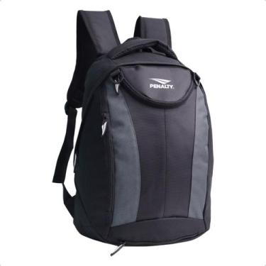 Imagem de Mochila Penalty 4 Bolsos Compartimento Bola 20L, Preto, Cinza 01