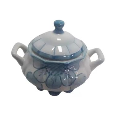 Imagem de Sopeira De Porcelana/Cerâmica Florida (FLORIDO AZUL CLARO) - Oferta