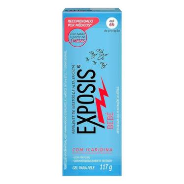 Imagem de Repelente de Insetos Exposis Bebê Com Icaridina Gel 117g A Partir de 3