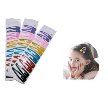 Imagem de 36 Presilhas Cabelo Tic Tac 6,5cm Colorido Sortido - Lynx Produções ar