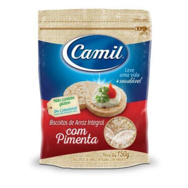 Imagem de Biscoito de Arroz com Pimenta Integral CAMIL 150g