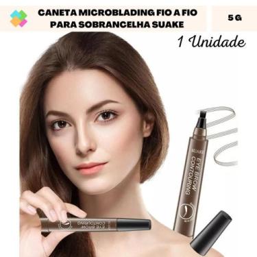 Imagem de Caneta Microblading Sobrancelhas Suake, Light Brown (Castanho Claro)