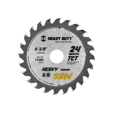 Imagem de Kit 3x Disco Serra Circular Videa 4-3/8 24 Dentes Heavy Duty