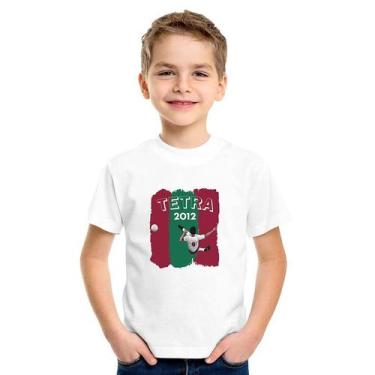 Imagem de Camiseta Infantil Voleio Pro Tetra - NovoManto, Branco, 14
