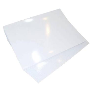Imagem de Vinil Branco Brilhante Autoadesivo 135g A4 210mmx297mm Pacote com 100 