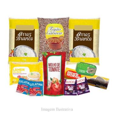 Imagem de Cesta Básica De Alimentos C/ 11 Itens - São Rubens